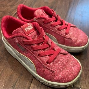 Puma toddler 10C pink sparkle